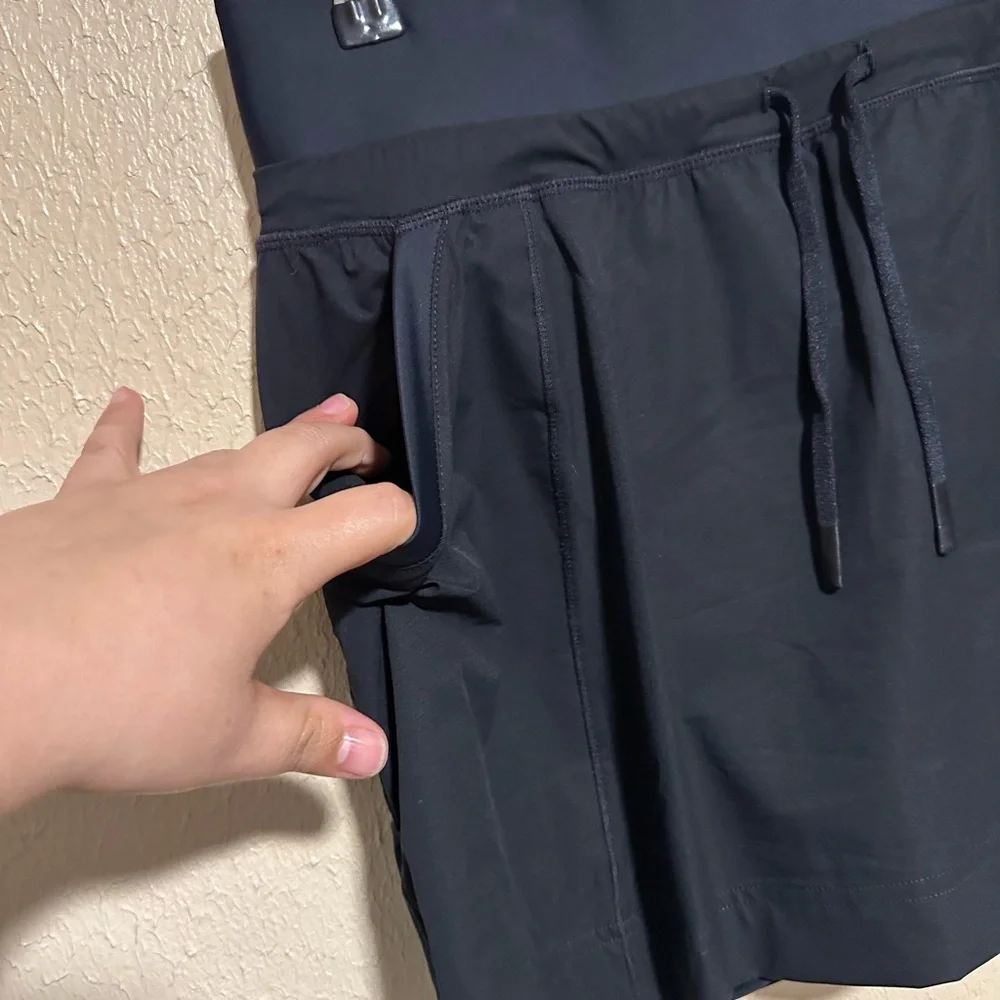 Title Nine Original‎ Dream Skort Size Medium Pull On Drawstring Pockets